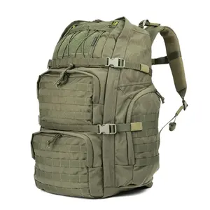 55L Hiking Backpack MOLLE Olive