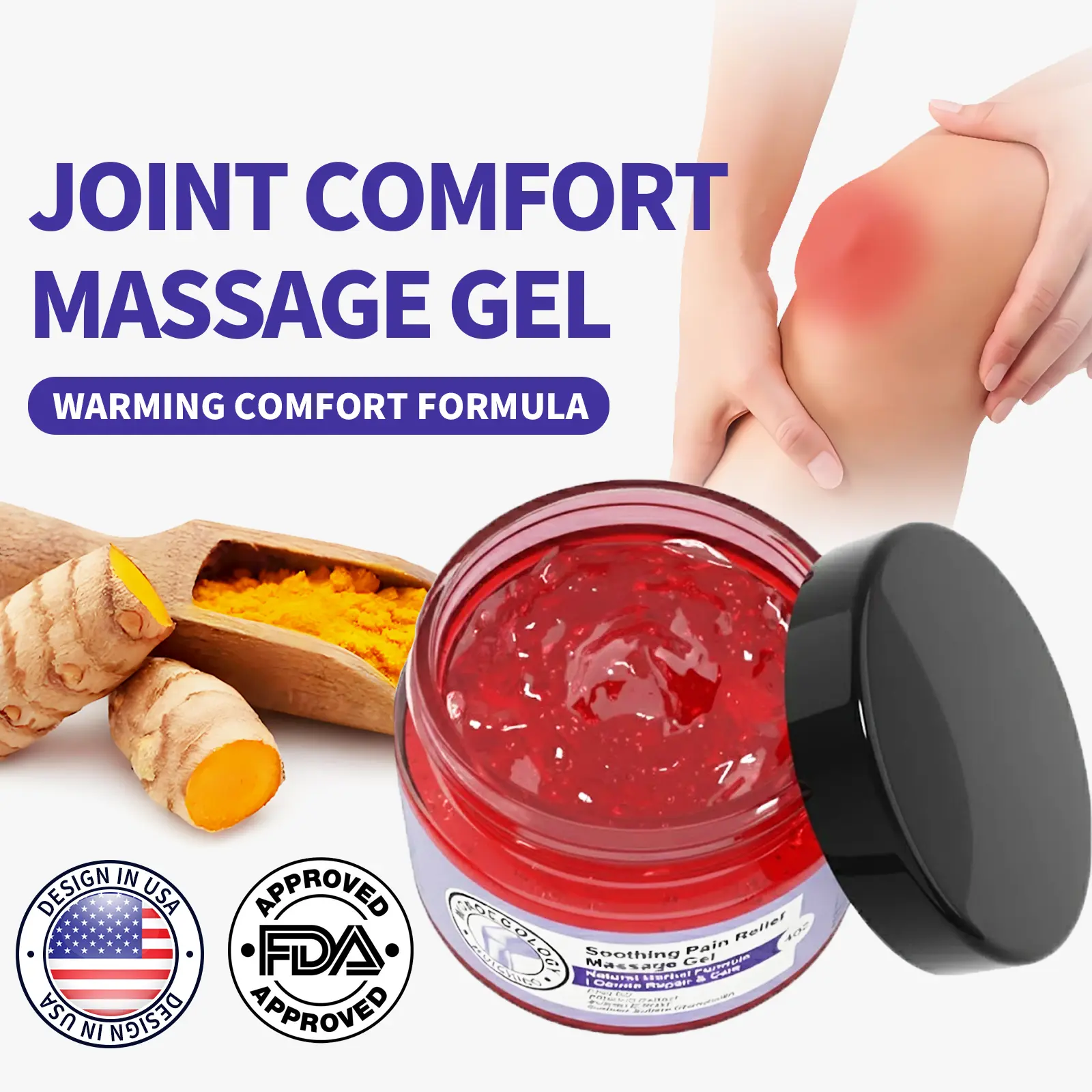 Body soothing cream, pink gel, with emu oil, saffron, turmeric extracts, 4 oz for joint pain and muscle soothing gel Pain Relief Gel Pain Relief Balm Remedies Therapeutic