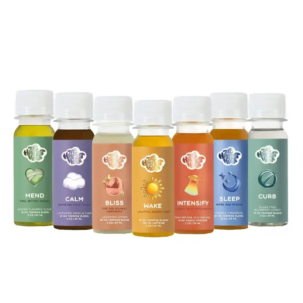 The Happiest Hour Build Your Own Mood Menu - Choose Any 3 Flavors x 5 Pack Each - Natural Wellness Vitamin Terpene Supplement Drinks