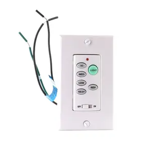 Anderic UC9051T-Wired 3-Speed Wall Switch Ceiling Fan Remote Control | CHQ9051T