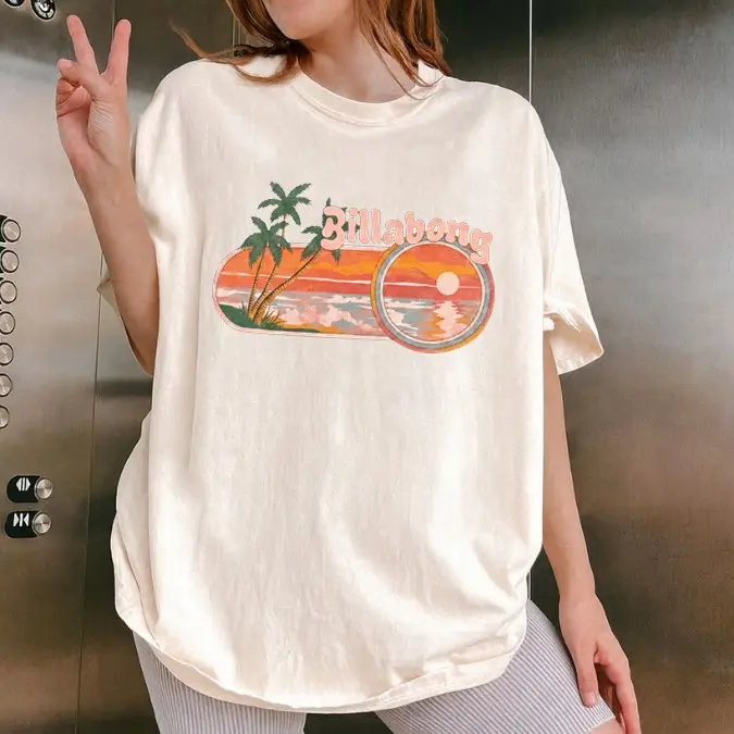 Pink Billabong Surf Tee