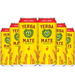 Guayaki Yerba Mate Revel Berry Drinks - 6 Pack 15.5oz