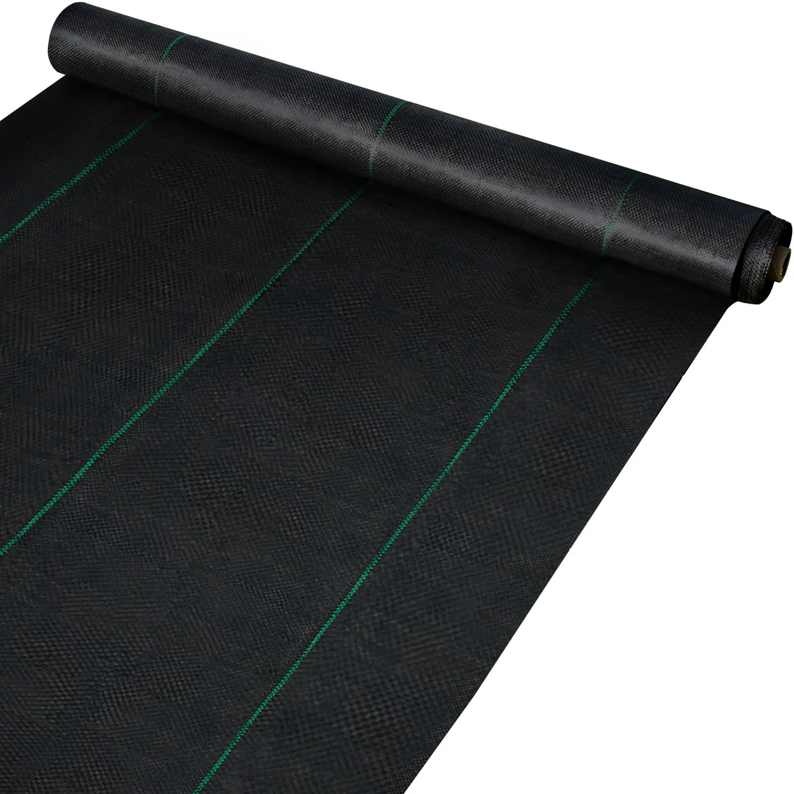 【Summerfinds】VEVOR 6.5x300ft Heavy Duty 3.2 oz Woven PP Weed Barrier Fabric, High Permeability Polypropylene Outdoor Ground Cover, Soil Stays Moist, Ideal for Gravel & Flower Beds