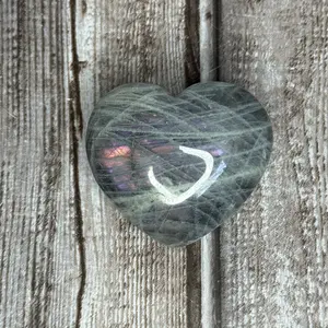 Labradorite Heart