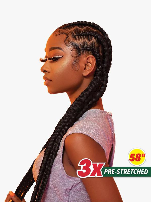 Sensationnel Synthetic African Collection X-Pression 3X Pre-stretched Braid 58"