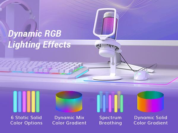 TONOR TC310 USB Type-C Microphone with RGB/Gain Control and Mute Touch for Streaming, Podcasts, Recording, Twitch/YouTube/Discord TONOR TC310 USB Type-C Microphone with RGB/Gain Control and Mute Touch for Streaming, Podcasts, Recording, Twitch/YouTube/Discord
