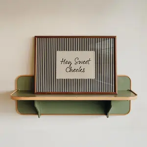 [UNFRAMED POSTER] Hey Sweet Cheeks Print: Black Striped Bathroom Decor, Funny Toilet Art