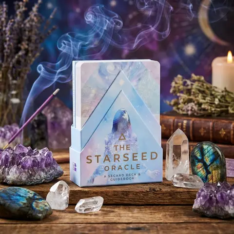The Starseed Oracle – 53 Card Deck with Guidebook for Intuition & Spiritual Growth, psychic reading, divination