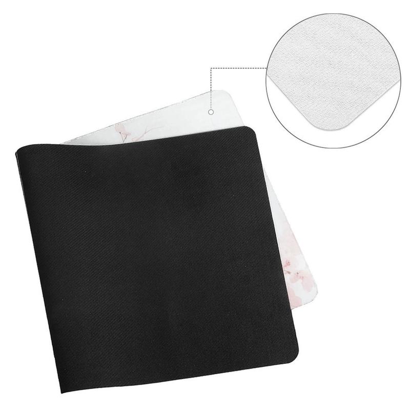 Cherry Blossom Pattern Mouse Pad, Large Gaming Mouse Pad, Non Slip Rubber Base Mousepad with Stitched Edges, Desktop Keyboard Pad for Home Office
