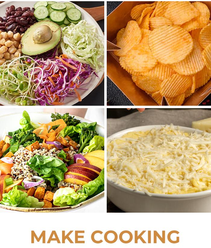 SUSTEAS Rotary Food Cheese Grater with 5 Replaceable Blades, Strong Suction Cup Base, BPA Free, Kitchen Essentials, Kitchen Utensils New Beige Vegetable Cutting Slicer Vegetable Fruit Cutter