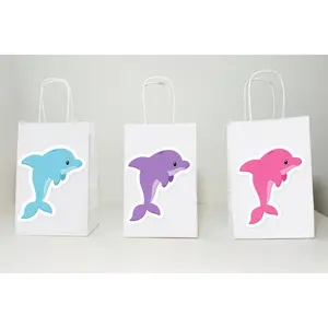 Dolphin Goody Bags, Dolphin Party Favor, Goody, Gift Bags - Under the Sea, Ocean Party