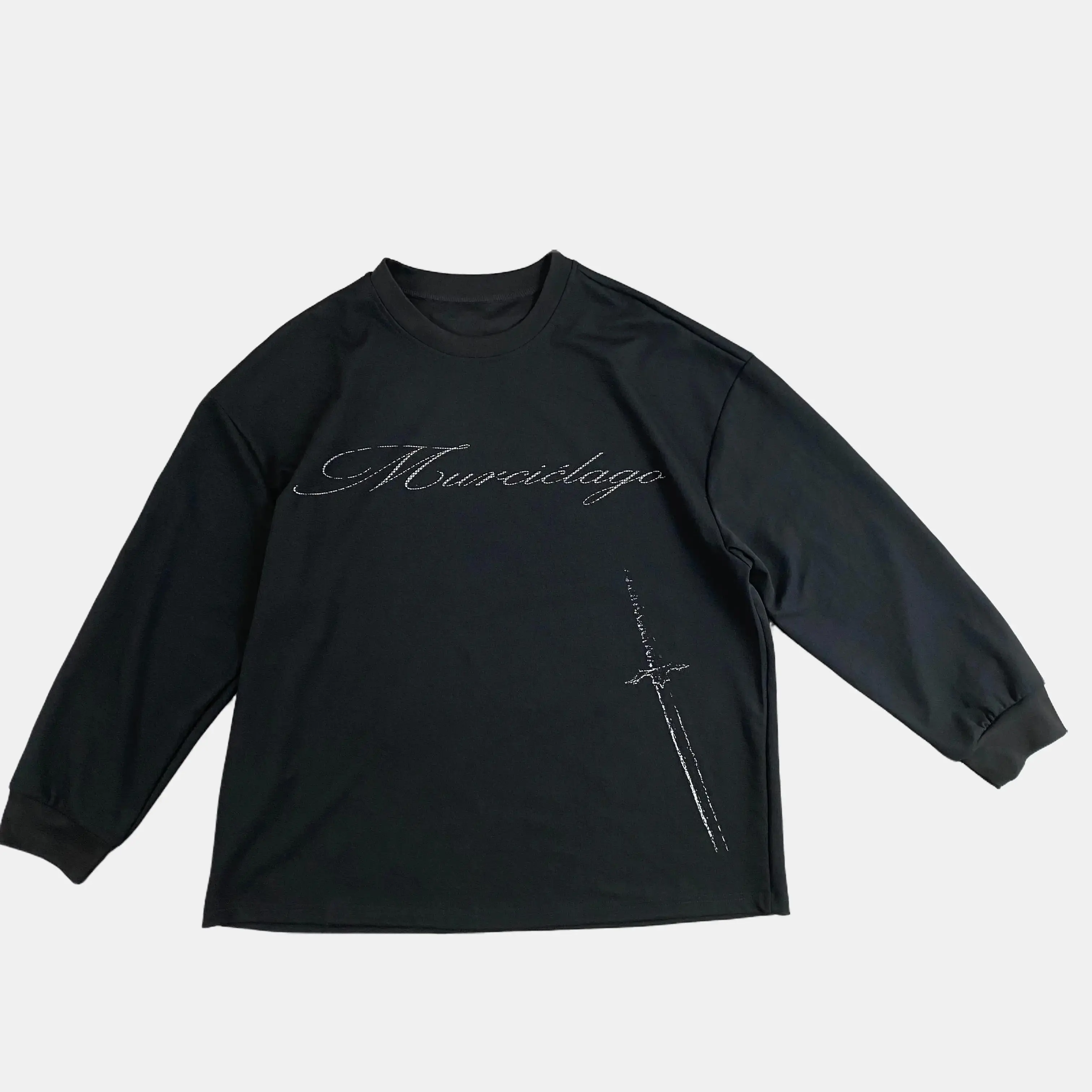 Ulquiorra Cifer Sweatshirts Bleach Inspired Anime Winter Menswear Long Sleeve Crew Neck Casual Pullover Sweatshirts Bestie Tops