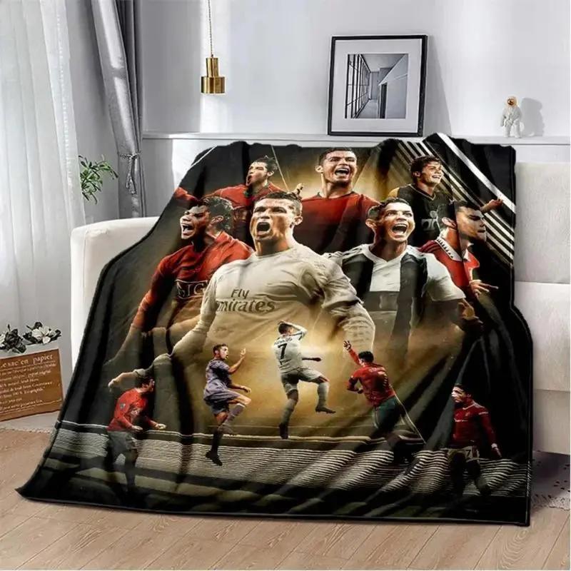 Soft Funny Throw Blanket with Cr7 Print Football Star Cristiano Ronaldo Flannel Blanket for Living Room Bedroom Bed Sofa Picnic C-Ristiano Ronaldo Blankets Soft Funny Throw Blanket with Cr7 Print Football Star Cristiano Ronaldo Flannel Blanket for Living Room Bedroom Bed Sofa Picnic C-Ristiano Ronaldo Blankets