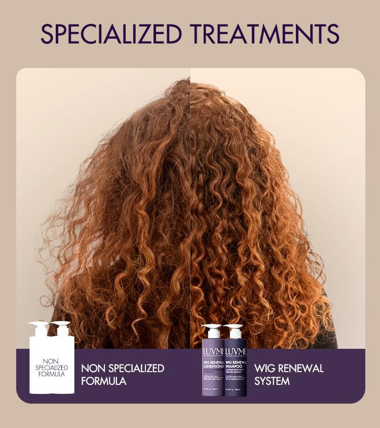 【LIVE ONLY Over$199, Get Free Set】LUVME WIG RENEWAL SYSTEM | Coconut Moisture & Effectively Cleans,Wig Renewal Shampoo & Conditioner Set | Luvme Hair Care Haircare Cleanser Cleansing