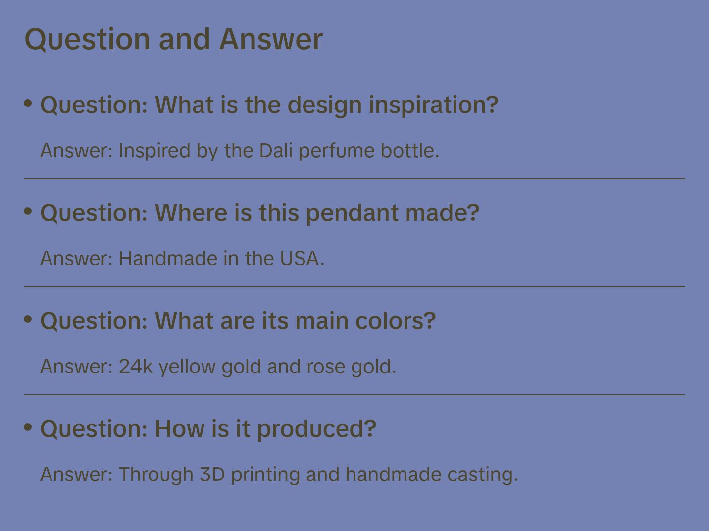 Pierced Tongue Perfume Pendant