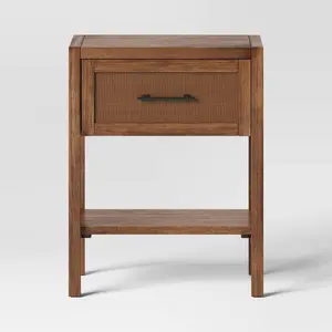 Warwick End Table with Drawer Brown - Threshold Warwick End Table with Drawer Brown - Threshold