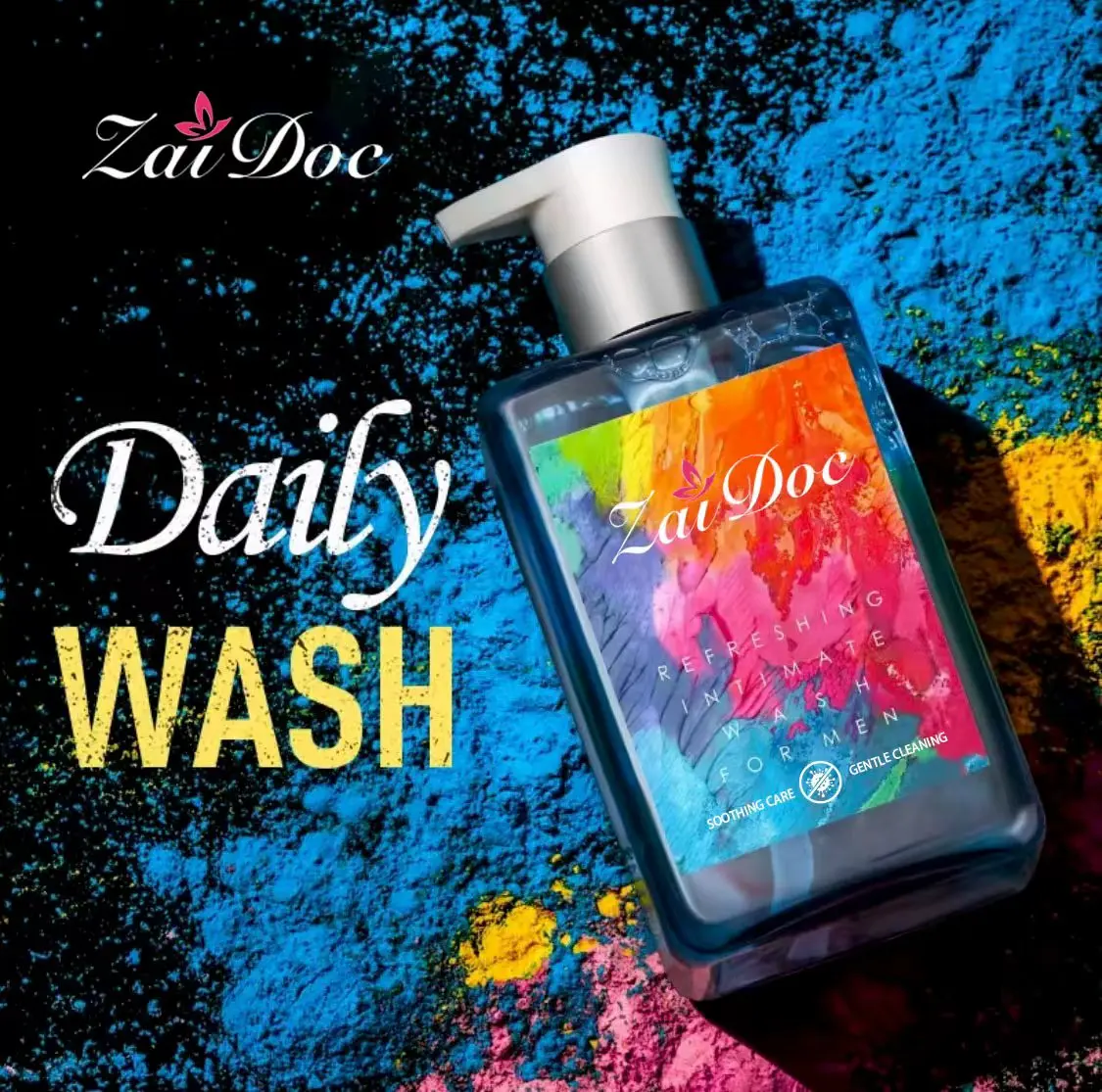 Unisex plant-based intimate wash with pH-balanced formula provides gentle cleansing for daily care, keeping you fresh and soothed while protecting the natural weakly acidic environment of intimate areas.