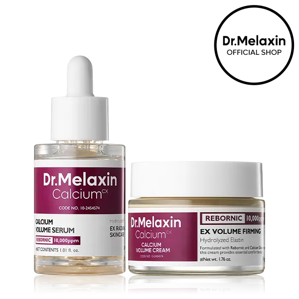 [Dr.Melaxin Official] Calcium Duo cream serum| Collagen Peptide Skin Caer Set Lifting, Anti-aging Skin Repair Elasticity, Volume | Korean Cosmetics