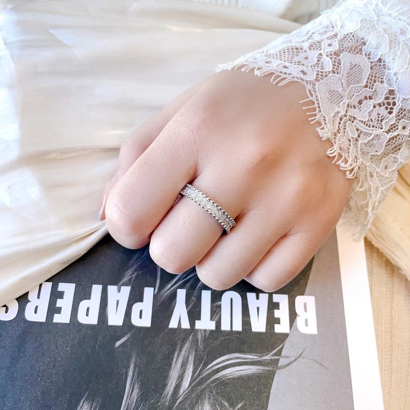 Delzzad Luxury Full Eternity Ring Band Stacking Ring Wedding Ring Synthetic Moissanite Ring Jewelry S925 Perfect Birthday Engagement Wedding Anniversary Christmas Gift Delzzad Luxury Full Eternity Ring Band Stacking Ring Wedding Ring Synthetic Moissanite Ring Jewelry S925 Perfect Birthday Engagement Wedding Anniversary Christmas Gift