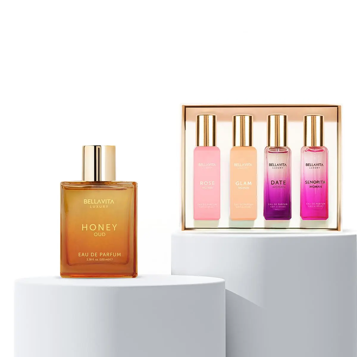 Luxury Midnight Mischief Gift Set | Honey Oud & Women’s Gift Set | Sweet Oud & Feminine Signature Scents | Perfume Combo for Couples | Long-Lasting | Vegan & Cruelty-Free