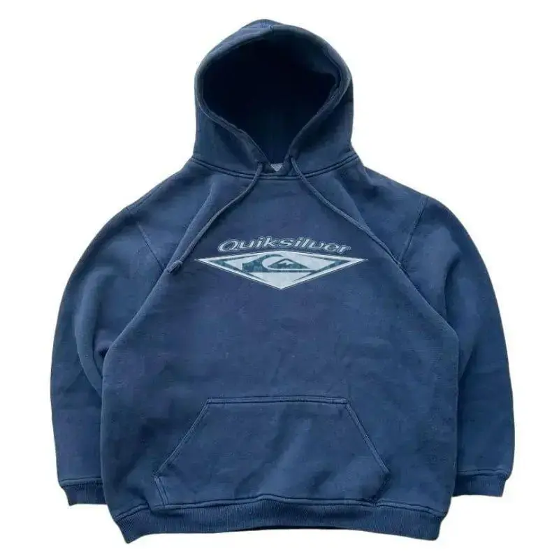 Rare!! Vintage 90's QUIKSILVER Logo Faded Surf Tee Shirt Boys, billabong navy surf, Outfit Ideas, Best Sellers, Casual Sweatshirt Hoodie