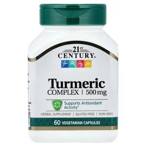 21st Century Turmeric Complex, 500 mg, 60 Vegetarian Capsules