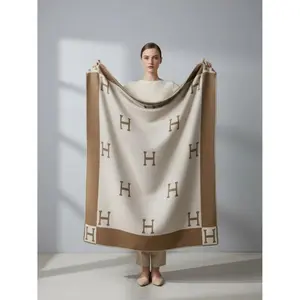 AC Blanket + Travel Blanket + Couch Throw H-Blanket MultiUseBlanket CozyLifeSingle for Airconditioning Sofa Nap Cooling UltraThin Portable Luxury Material