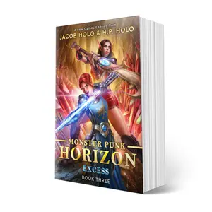 Excess (Monster Punk Horizon #3) SIGNED PAPERBACK - GameLit Fantasy Action Adventure Comedy