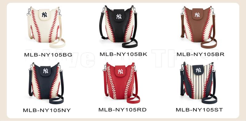 MLB Baseball Crossbody Bag for Women,Lightweight Shoulder bag for Game Day Essentials & Casual Fan Gear,Waterproof Leather,Purses with Zipper Closure,Perfect Gift, 105