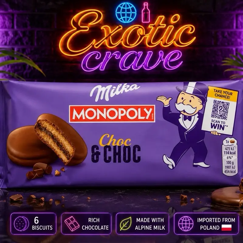 Milka Choc & Choc Biscuits