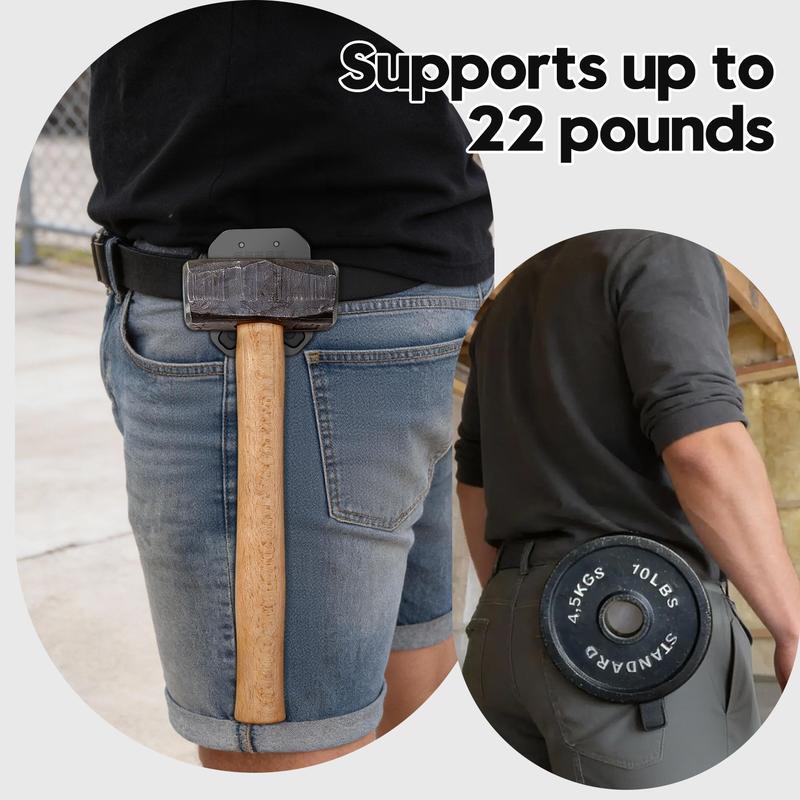 SEESE Magnetic Tool Holder-Clip-On Belt Magnet for Screws,Nails,Hammers,Sockets,Pliers,Screwdrivers,Trowels,Drill Bits,Wrenches &More Heavy Duty