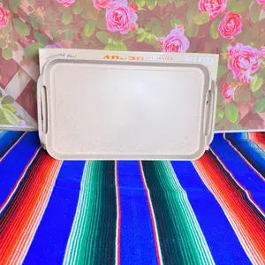 Comal extra heavy duty mármol color beige con destellos dorados