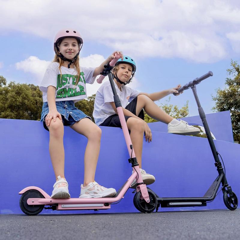 【Christmas Sale】 Electric Scooter for Kids- Aluminum Alloy Frame, 12 Mph & 9 Miles Range , 150W/200W Motor, Lightweight 20 lb, LED Lights & Electronic Brakes, Kids Foldable Electric Scooter for Kids