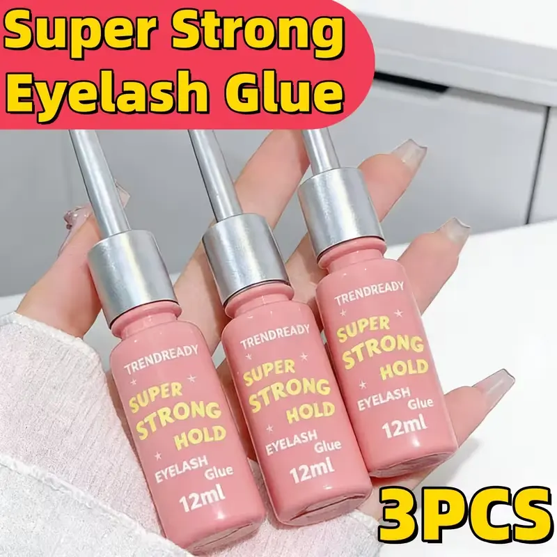 Waterproof False Lash Adhesive with Super Strong Hold, Long-Lasting Liquid Eyelash Bonding Glue for Cosmetic Eye Makeup, Cosmetic Eyelash Glue, Eye Makeup Products, False Eyelashes & Adhesives
