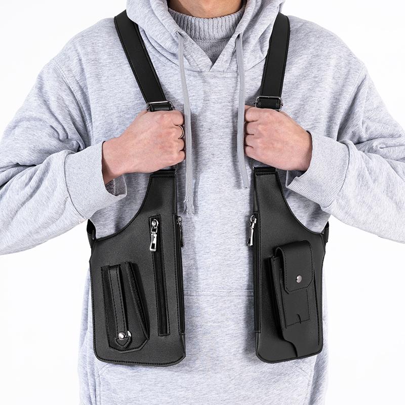 WUBYHIT Adjustable Strap Underarm Shoulder Bag - Men's Accessories, Gifts for Him, Bags for Women, Accessories Adults, Anti-Theft Hidden Storage, High-Quality PU Leather for Hunting & Outdoor Gear, Adjustable Strap Bag
