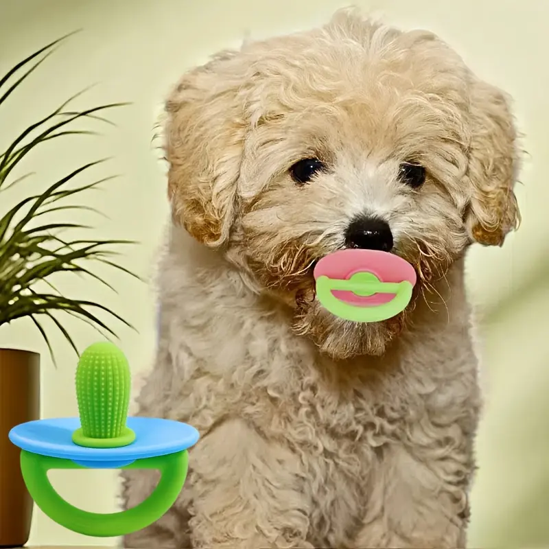 Durable Silicone Dog Chew Toy for Small Breeds - Interactive Pet Teething Stick, Bite-Resistant Puppy Chew Toy for Dental Health and Boredom Relief