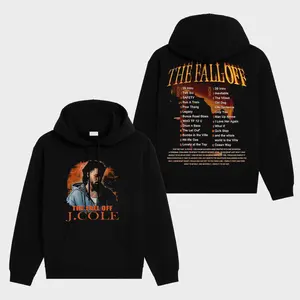 The Fall-Off - J. Cole 2026 Graphic V2 Premium Cotton Soft Hoodie Sweatshirt T-Shirt, Disc 29, Disc 39 Hip-Hop Shirt, The Fall-Off Tour Merch, Jermaine Lamar Cole Fan Graphic Tee, Cole World Music Fan Merch Shirt