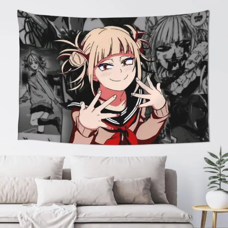 My Hero Academia Cotton Tapestry - Vibrant Print Light Wall Mural, Size-Adjustable Home Decoration for Bedroom, Boys' Spaces (Home Decor Wall Hanging for Parties), Tapestry Wall Mural