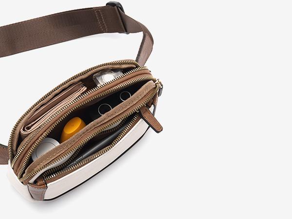 CLUCI TikTokShopSpringGlowUp Belt Bag for Women, Mini Everywhere Crossbody Waist Bag Adjustable Strap, Vegan Leather Women's Fanny Pack Bum Bag Gift