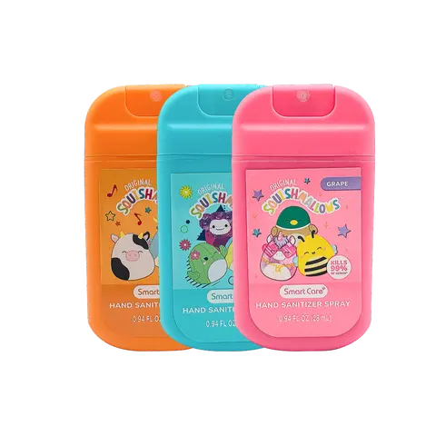 Squishmallows Hand Sanitizer Spray, 3PK