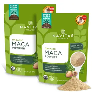2 pack Navitas organics maca powder, 1.0 lb, 90 servings