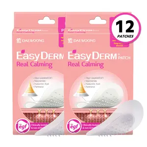 [EasyDerm] Medically Proven Pimple Patches | Real Calming Patches K-beauty 12 Counts | Gentle Pimple Acne Remover