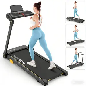 Easy Use Walking Pad Treadmill with Manual Incline, Beginner Friendly Home Cardio Machine for Walking and Light Running, Bluetooth App Support