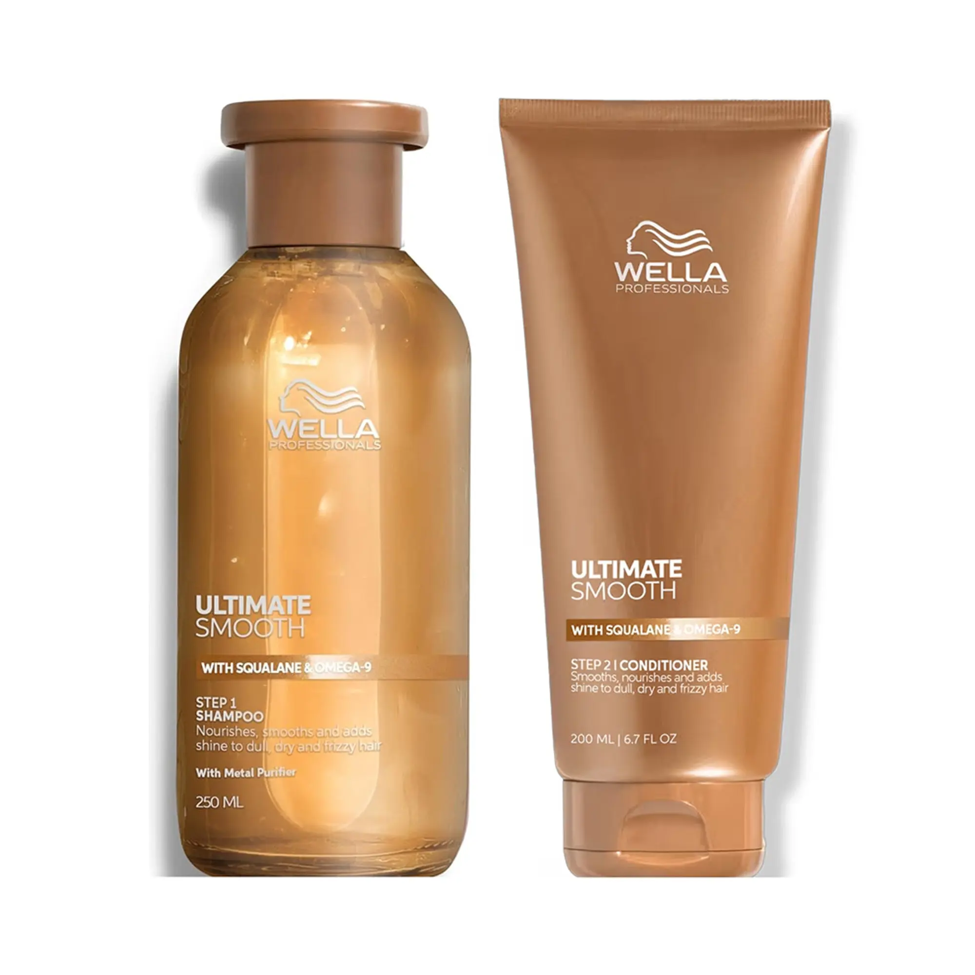 Wella Ultimate Smooth Shampoo 8.4oz & Conditioner 6.7oz Duo