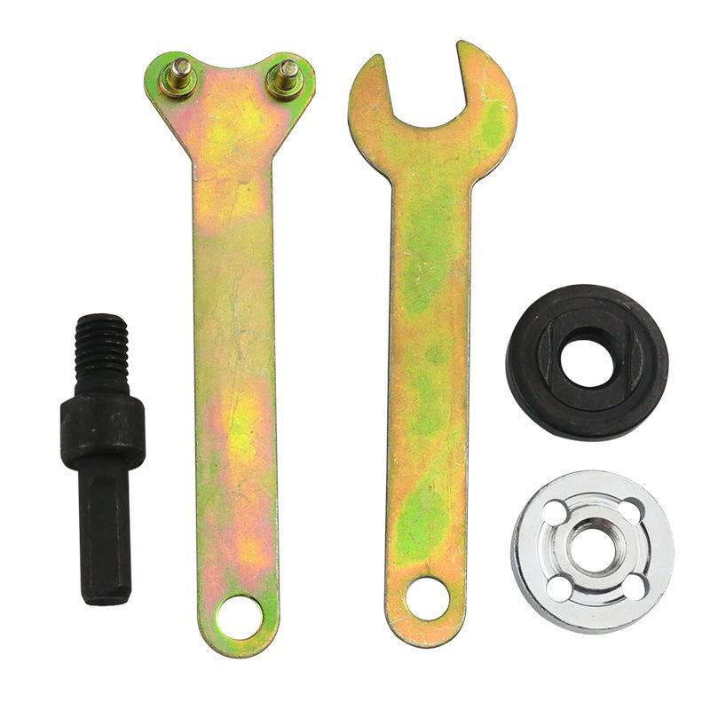 2 Set 10mm Arbor Mandrel Adapter,Electric Drill Conversion Angle Grinder Adapter Connecting Rod Kit with Wrench Variable Shaft Coupler Converter Tool,Adapter Set for Most Small Angle Grinder-YY