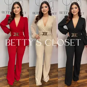 Ellie Elegant Long Loose Sleeve Jumpsuit Ellie Elegant Long Loose Sleeve Jumpsuit