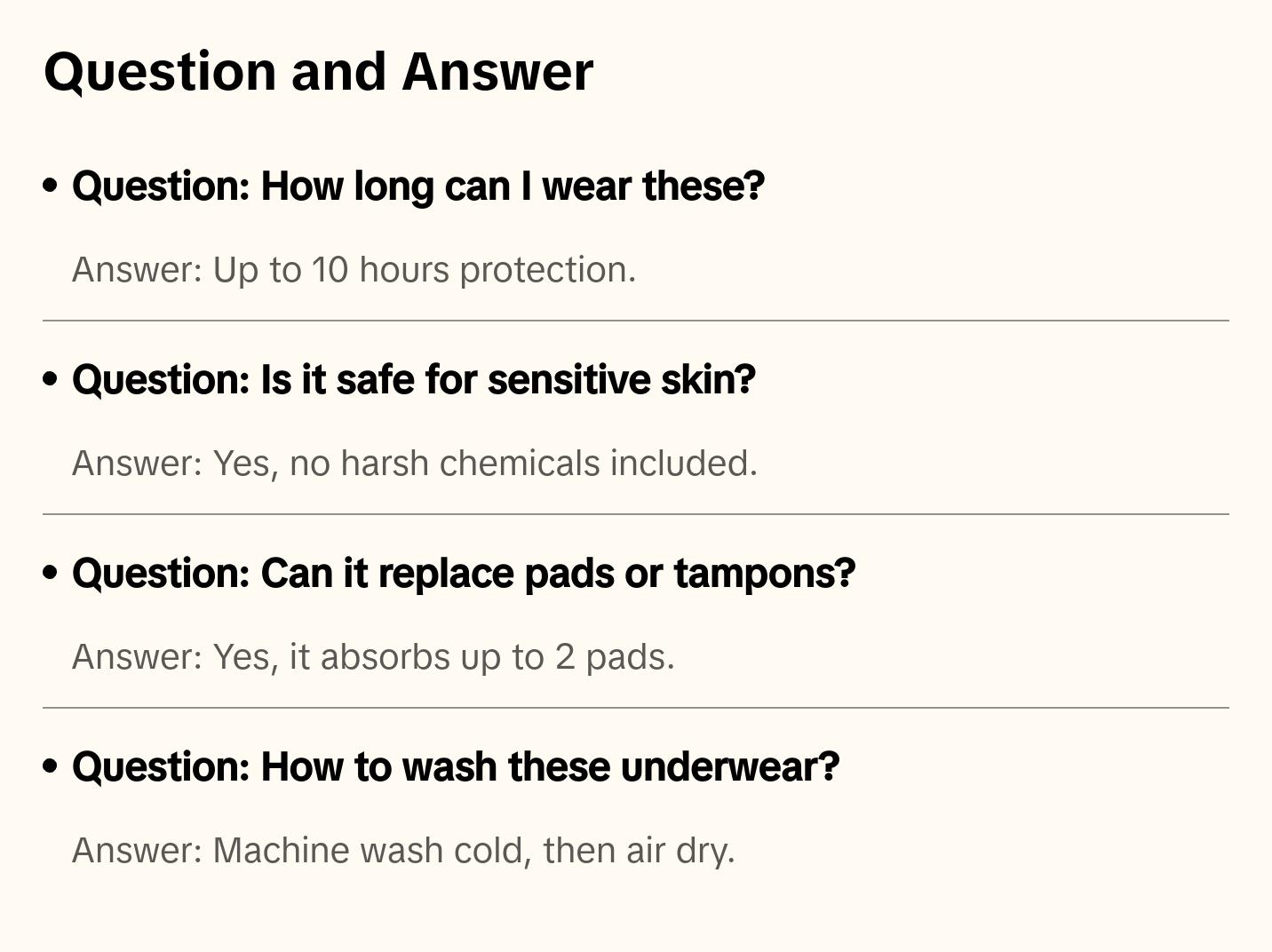 Rif Period Wear Leak Proof Underwear made with Organic Cotton + Hemp Fiber PFA-Free