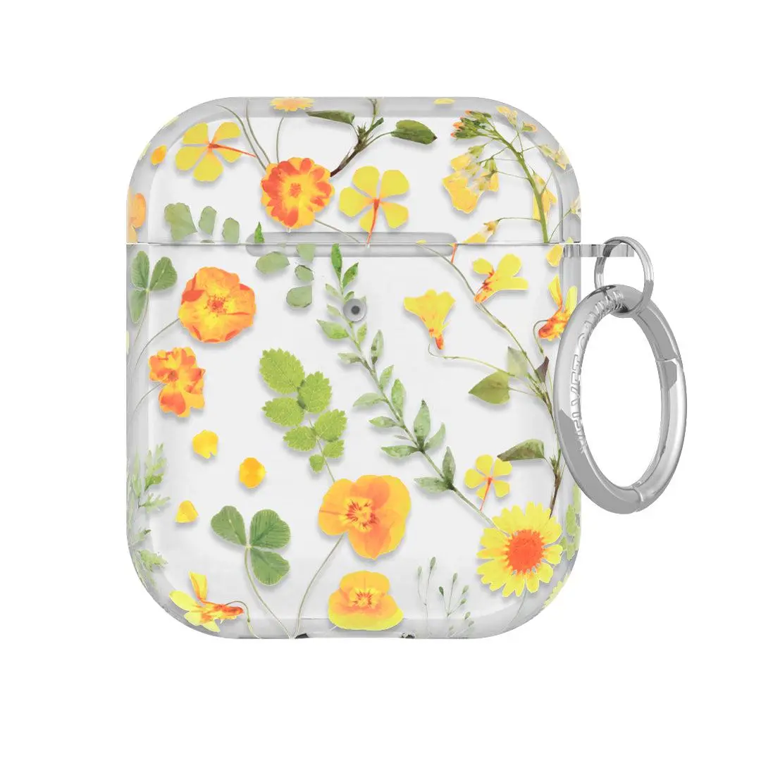 Whimsical Floral AirPod Case - Headphone Case