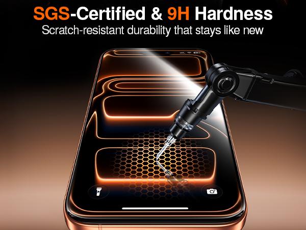 【Tilted roller】2 Pack SmartDevil HD Clear ScreenProtector for iPhone17promax/17pro/16promax/16pro/15/15pr0/14/13pro/13Tempered Glass, Shatterproof Protection bubble-freeScratch Resistant 9H Hardness,Fast & Easy Installation, Anti-Spy Privacy Film