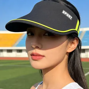 Sport-style open-top cap, elastic fabric, sweat-absorbent and breathable, can hold glasses, lightweight for running